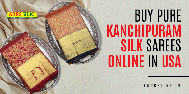 Buy Pure Kanchipuram Silk Sarees Online in USA