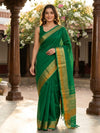 Green and Gold Chettinad Cotton Saree