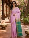 Pink and Green Banana Silk Sarees
