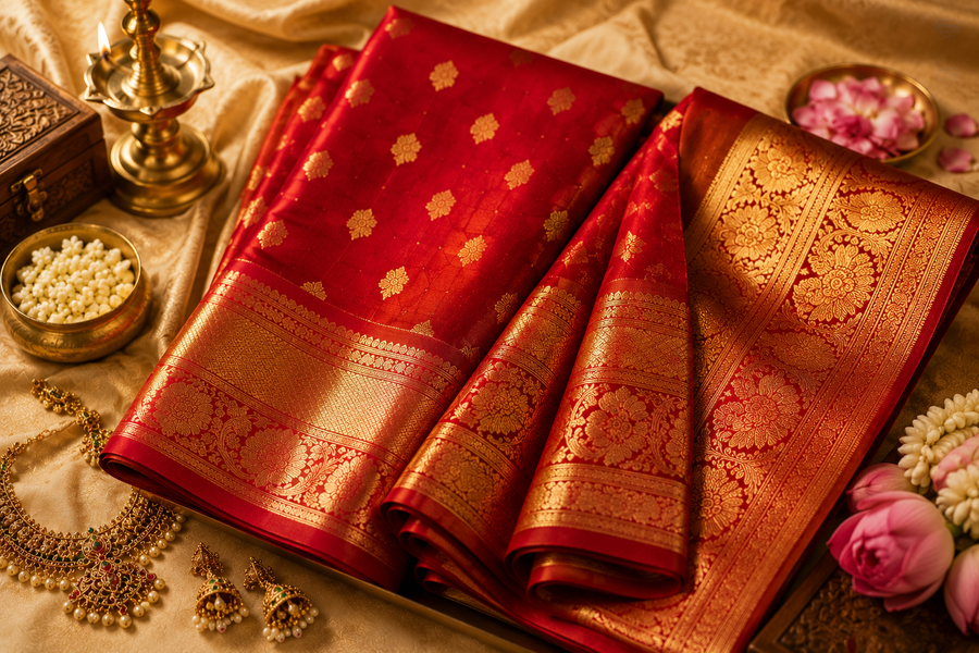 Best Silk Saree Colours for Weddings