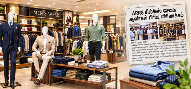 ARRS Silks Salem Expands Men’s Section | Newspaper Feature