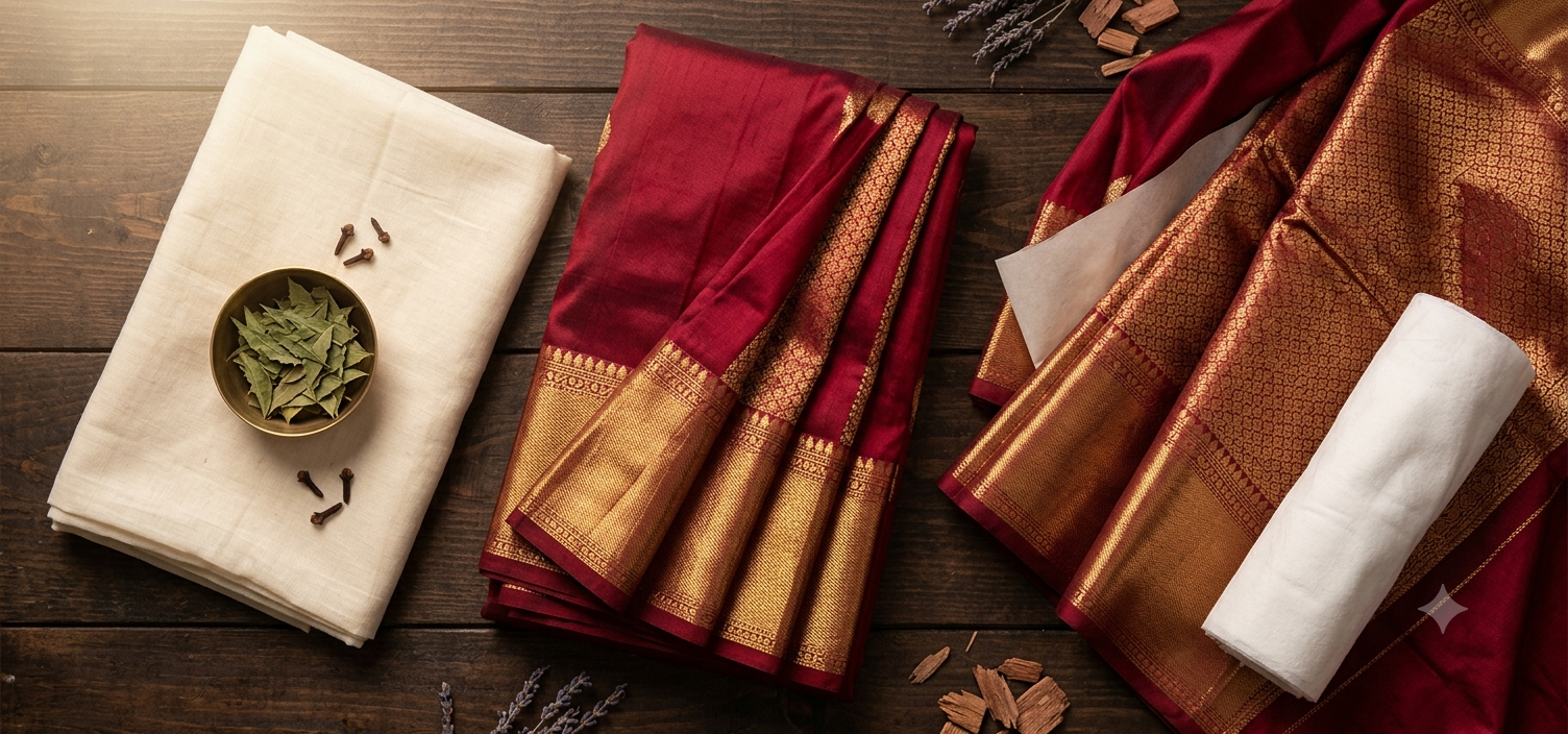 Kanjivaram Saree Care Guide: How to Maintain Silk for Years
