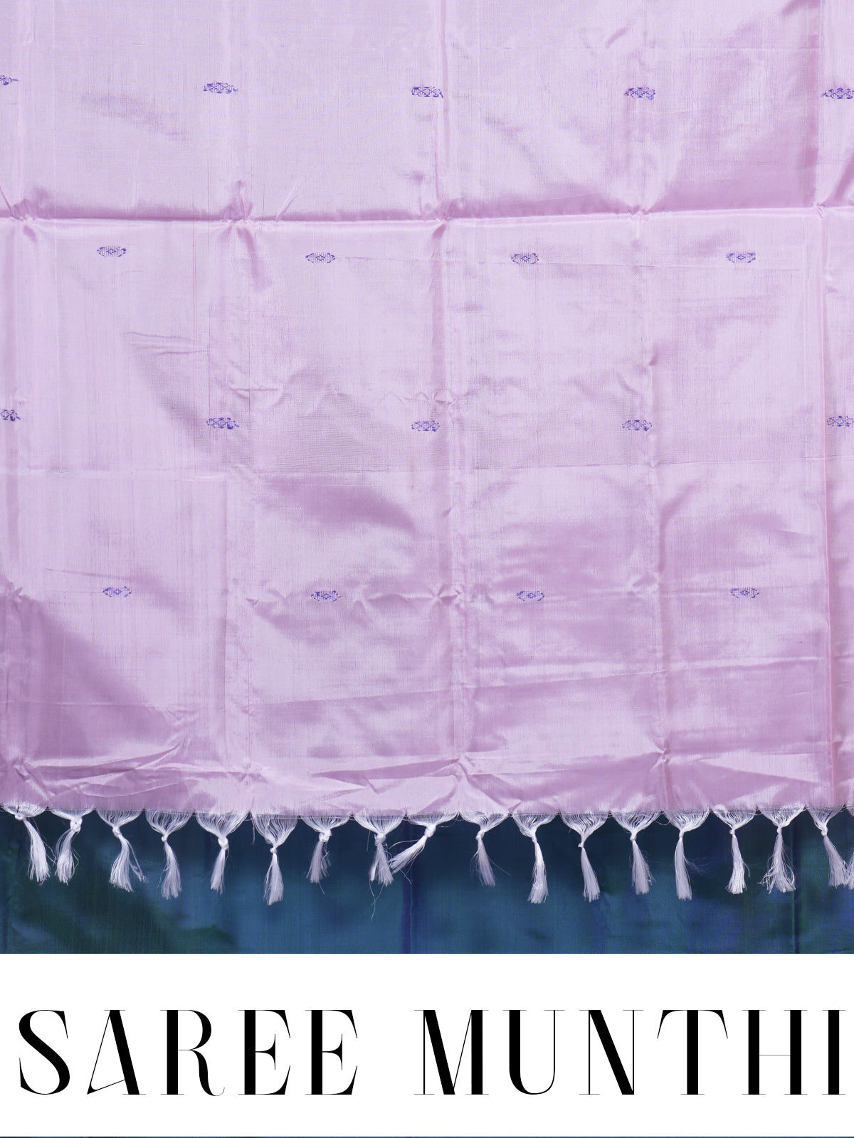 Peacock Blue with Lavender Vaalai Naar Pattu Saree