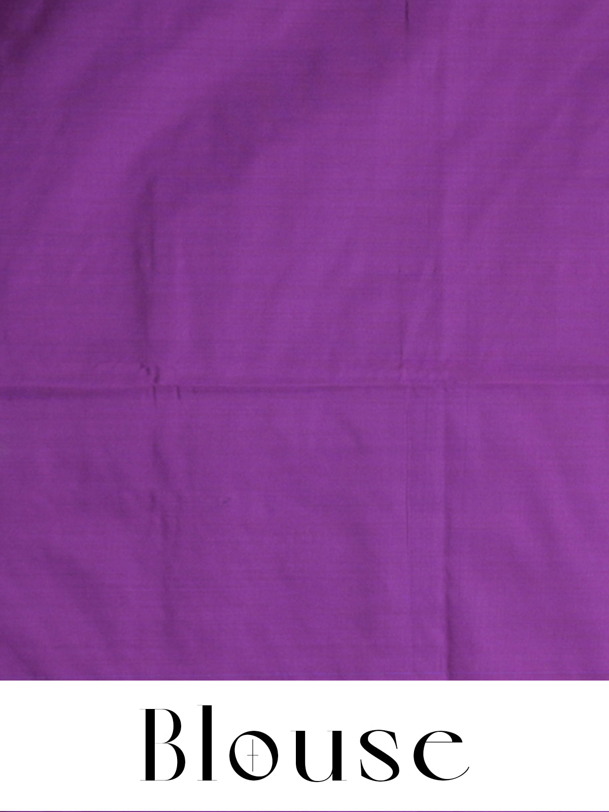 Royal Blue with Purple Semi Silk Saree