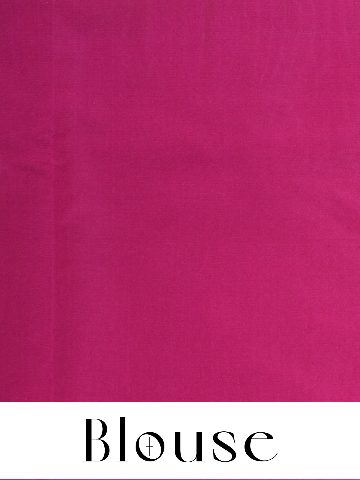 Olive Green with Magenta Pink - Semi Silk Saree