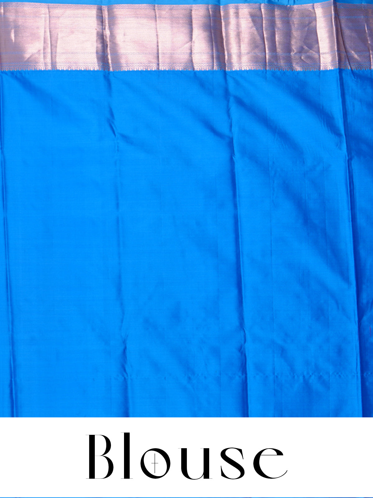 Pink and Sky Blue Kanchipuram Pure Mix Saree