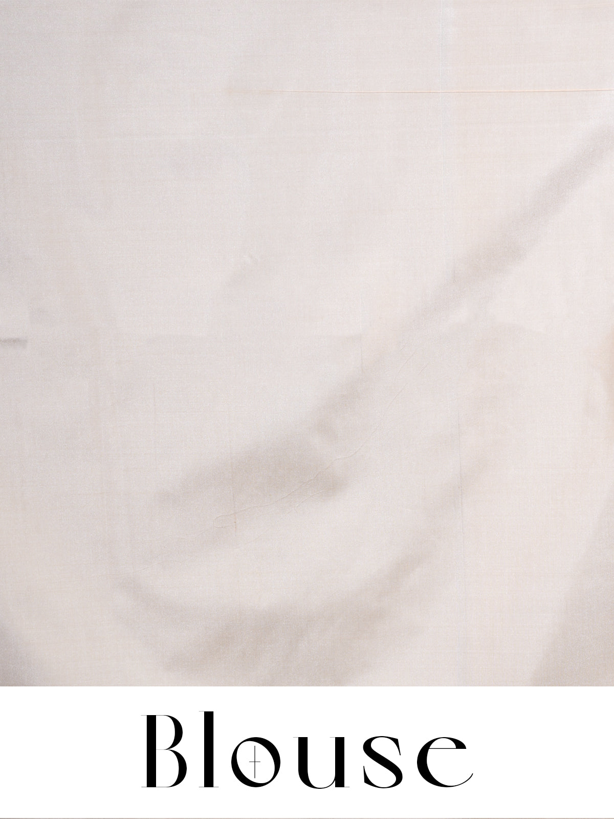 Sky Blue with Cream - Semi Silk Saree