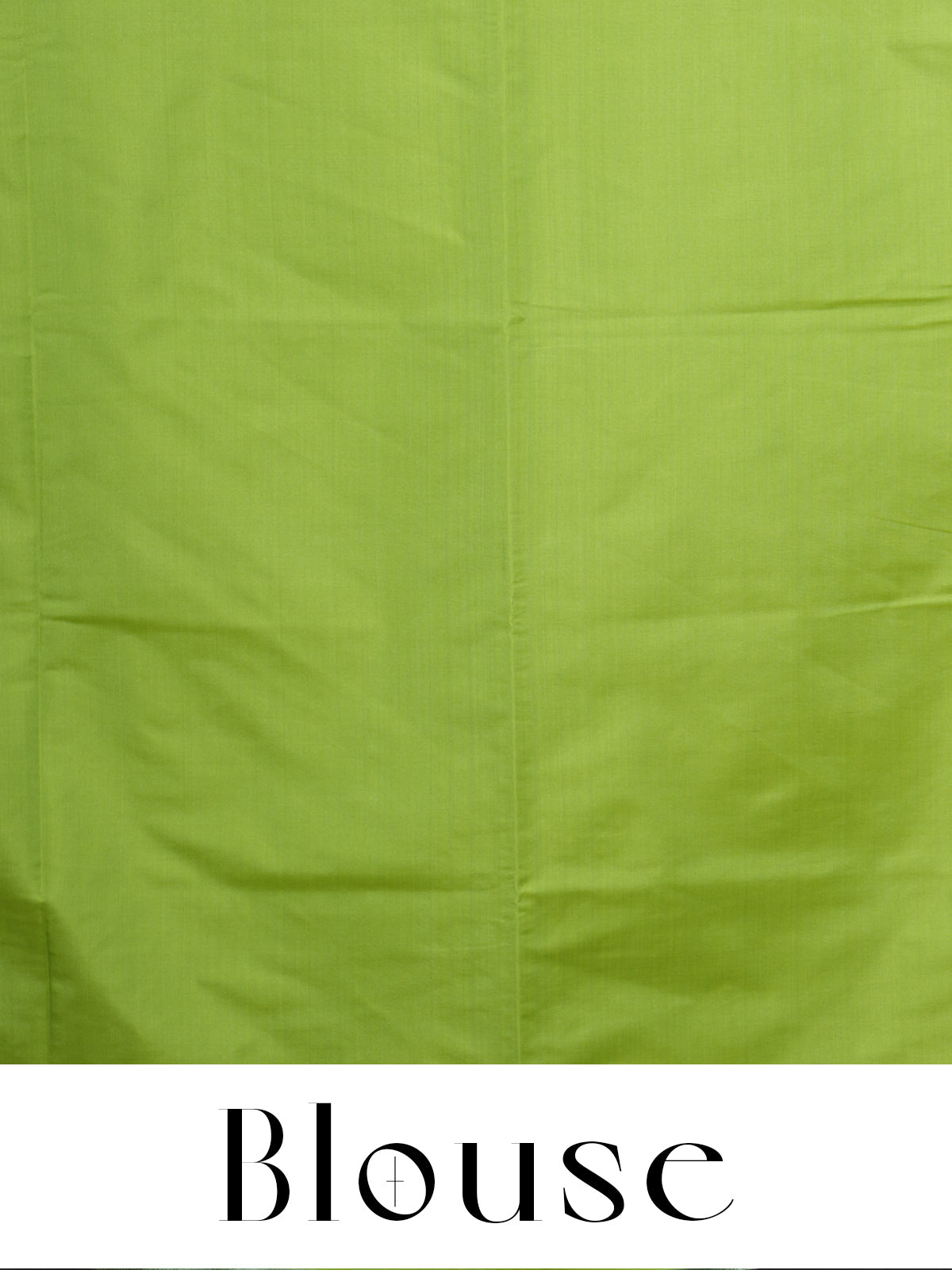 Grey with Lime Green - Semi Silk Saree