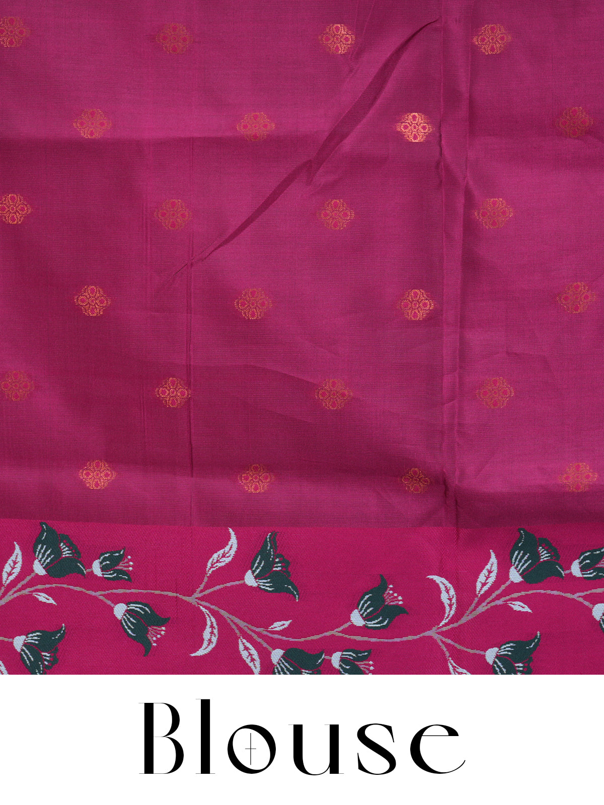 Sky Blue with Magenta Pink Fancy Silk Saree