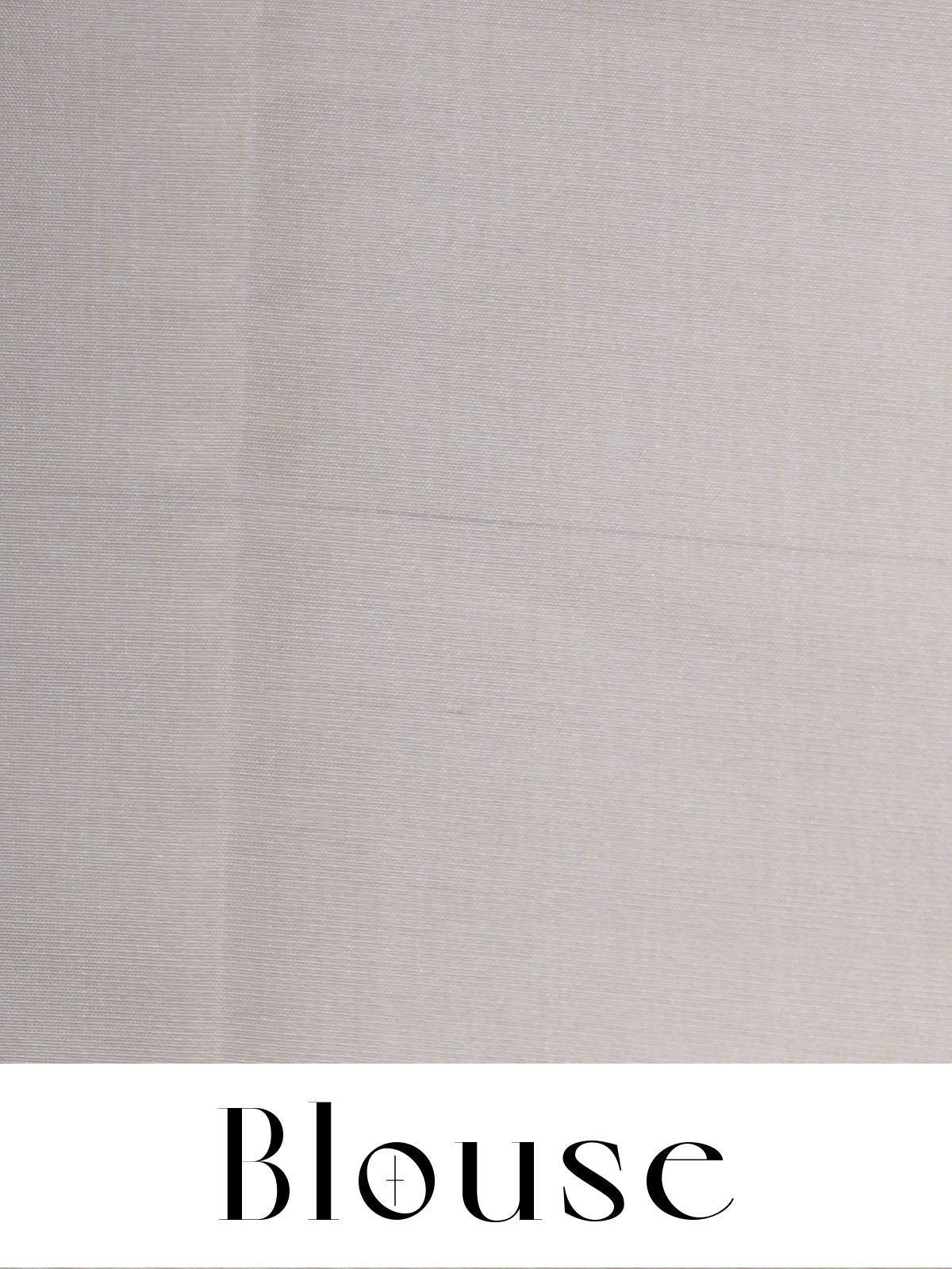 Grey with Cream - Semi Silk Saree