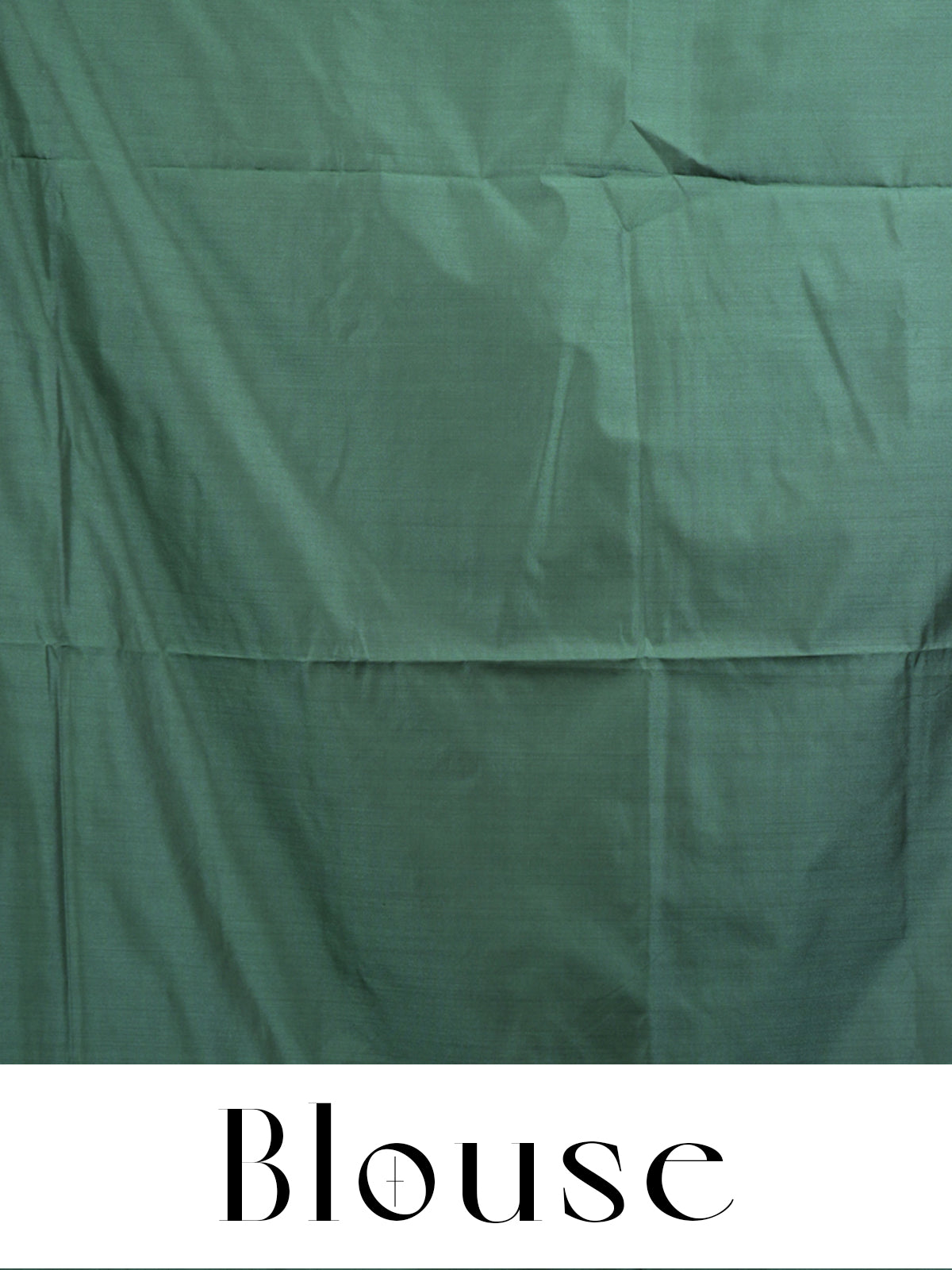 Pink with Dark Green - Semi Silk Saree