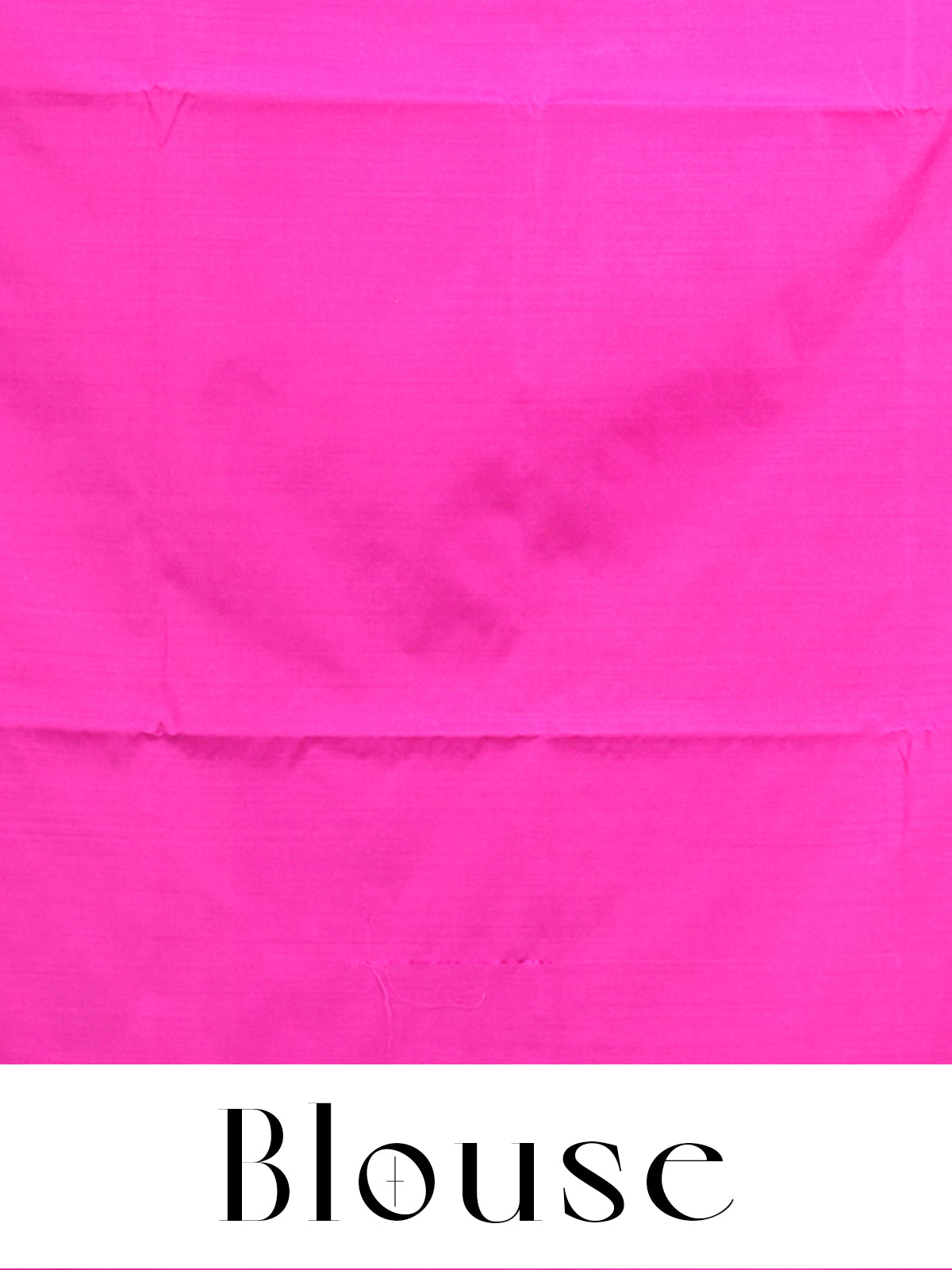 Deep Purple with Magenta Pink Semi Silk Saree
