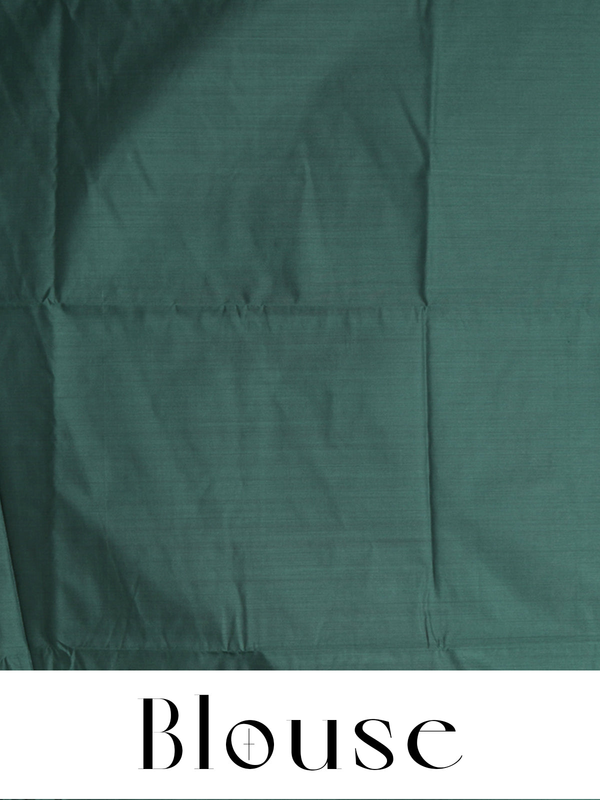 Olive Green with Teal Blue Pallu  Semi Silk Saree