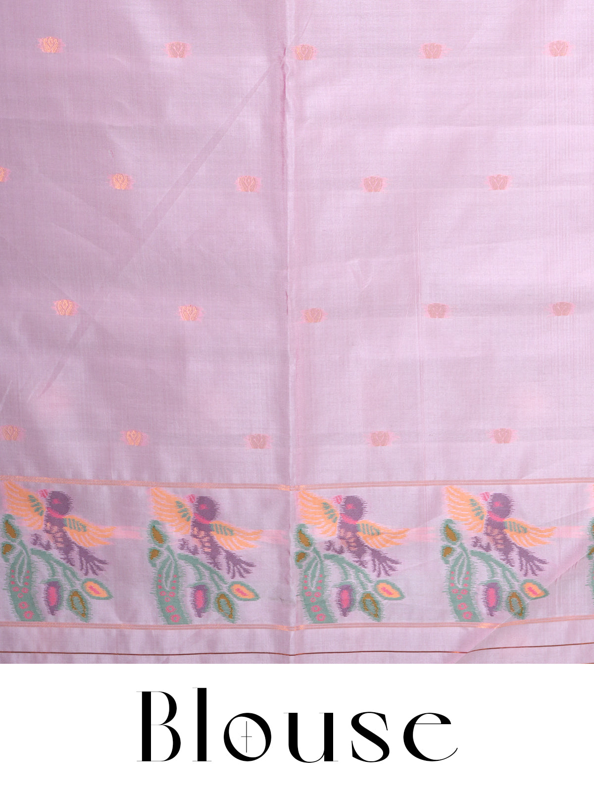 Emerald Green with Pastel Pink Munthi Fancy Silk Saree