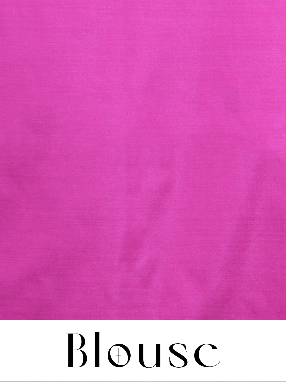 Grey with Rani Pink - Semi Silk Saree