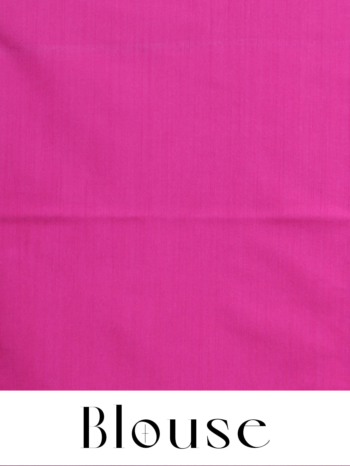 Dark Green with Pink - Semi Silk Saree