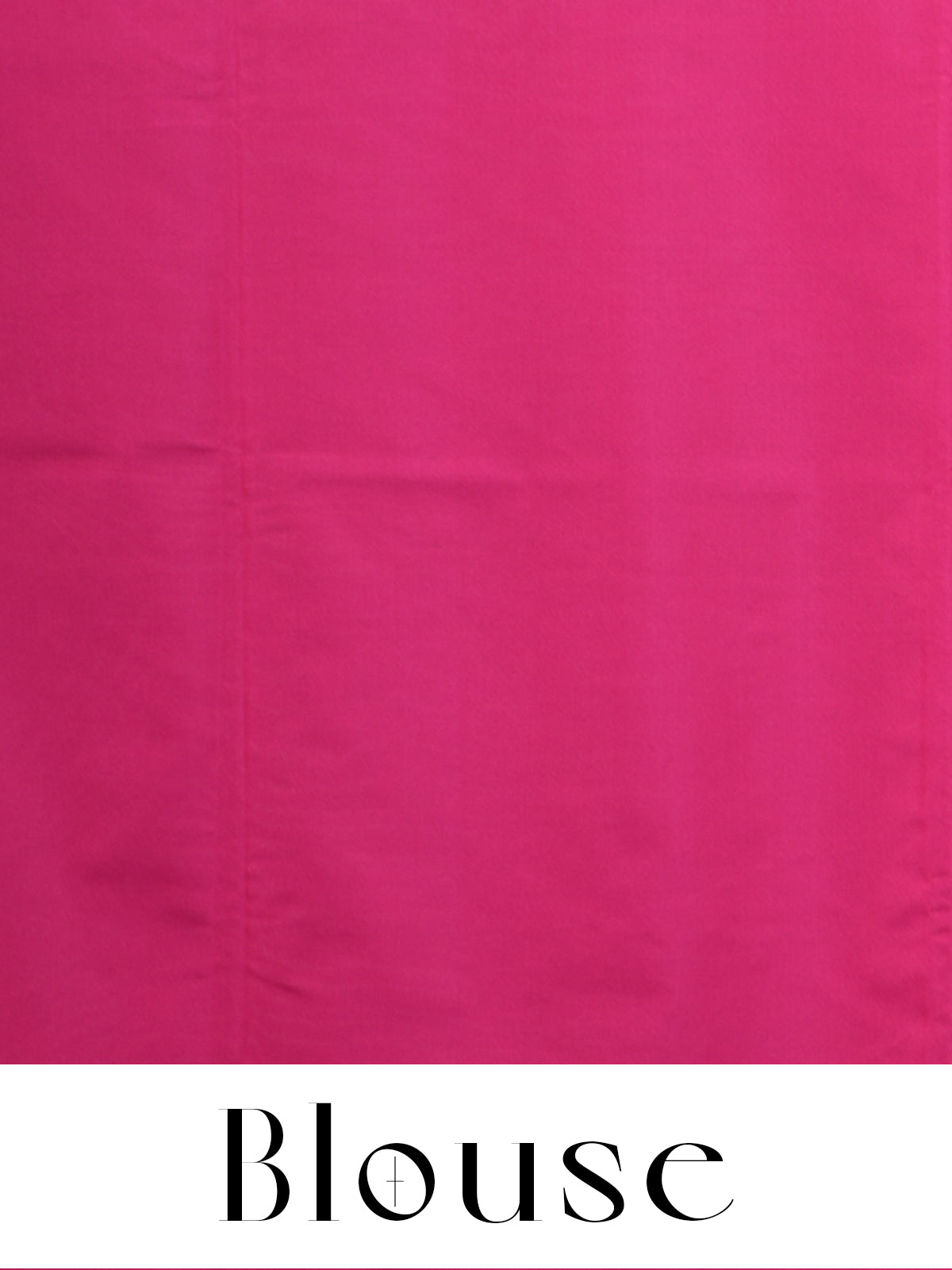 Olive Green with Pink - Semi Silk Saree