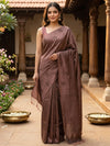 Dusty Mauve Kanchipuram Fancy Silk Saree