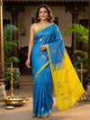 Blue and Yellow Banana Silk Sarees