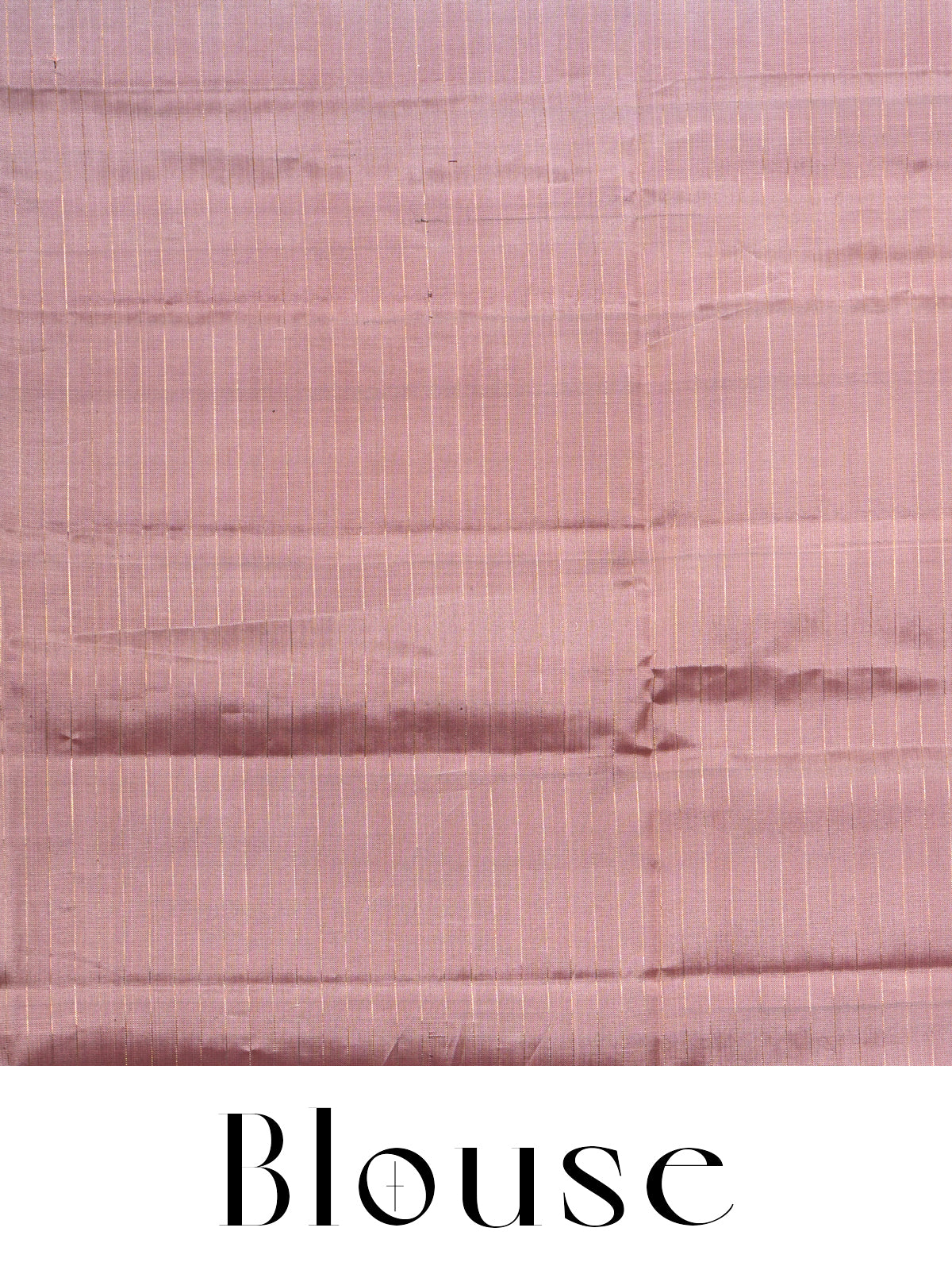 Rose Pink with Antique Gold Kanchipuram Pure Mix Silk