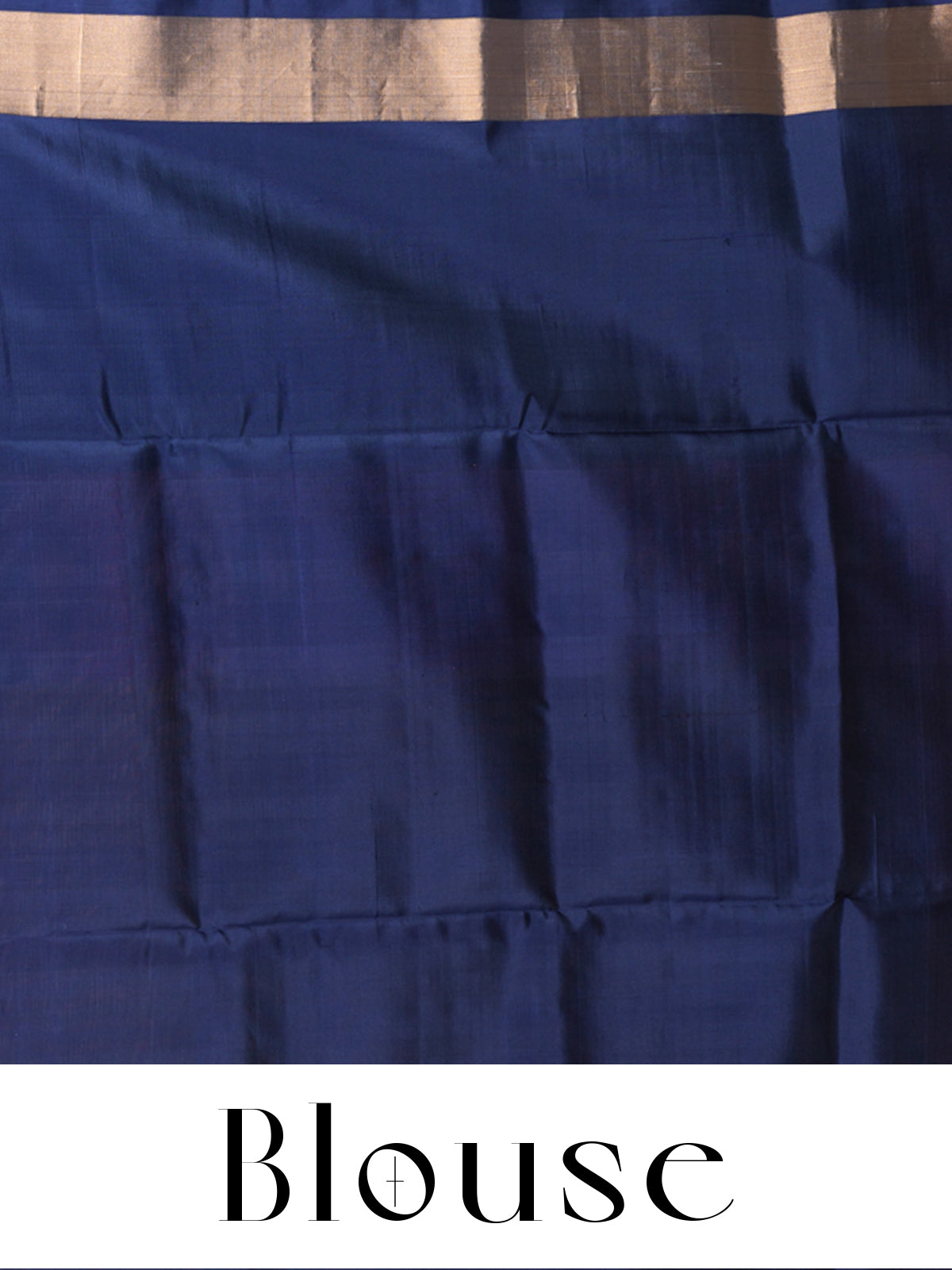 Yellow and Navy Blue Pure Soft Silk Saree