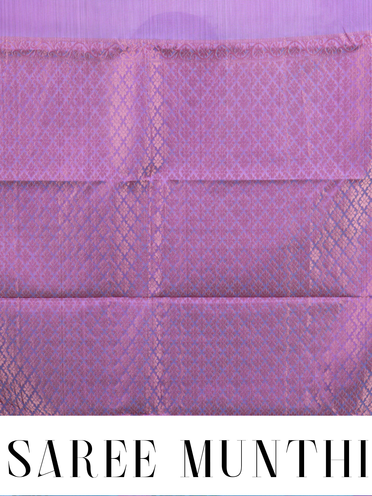 Sky Blue and Mauve Kanchipuram Fancy Silk Saree