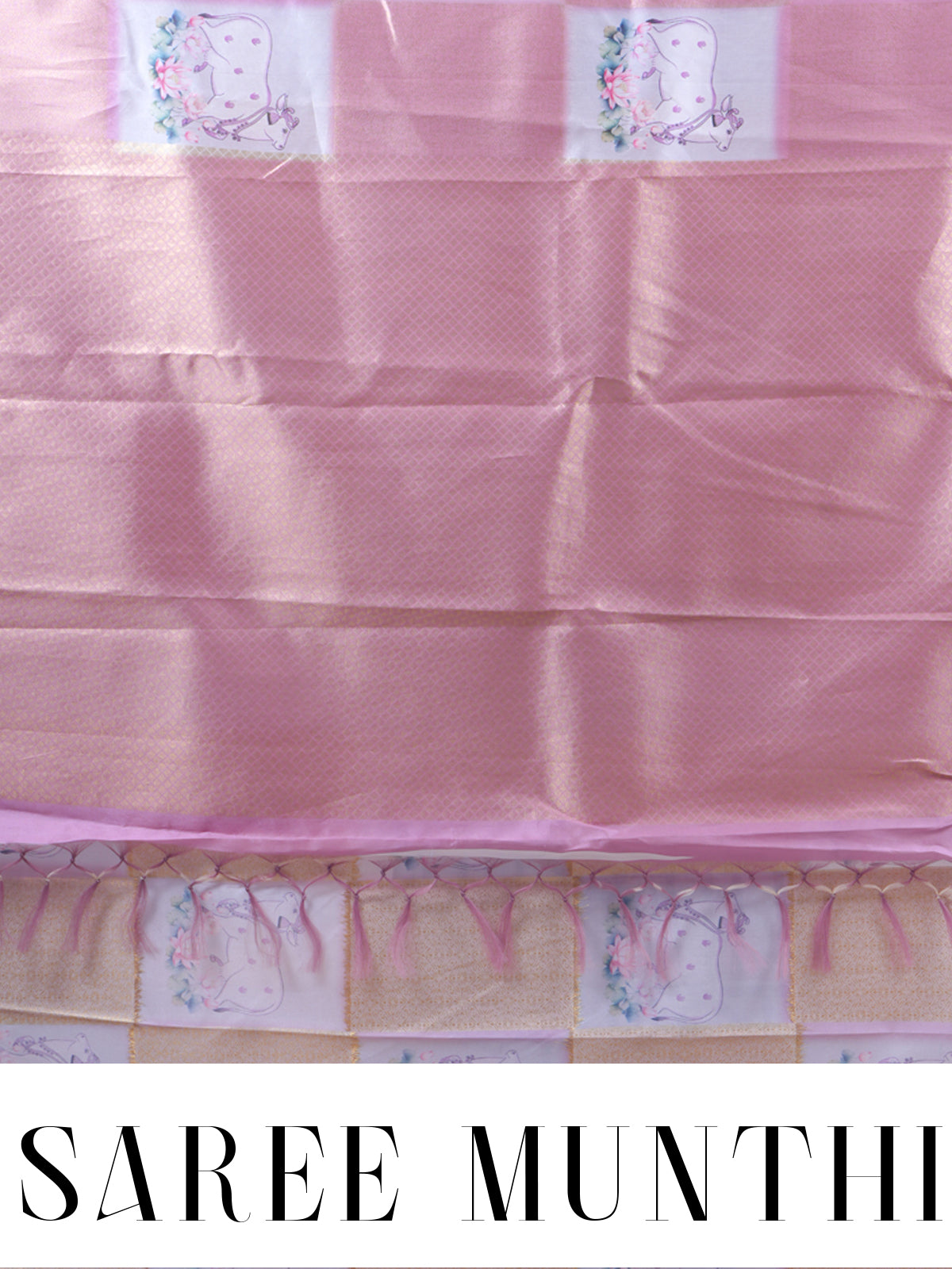 Blush Rose Semi Tussar Saree