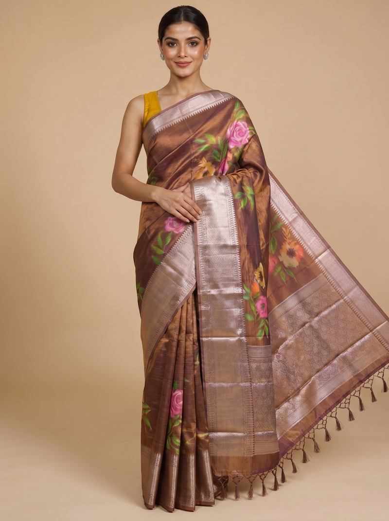 Kanchipuram Pure Mix Sarees