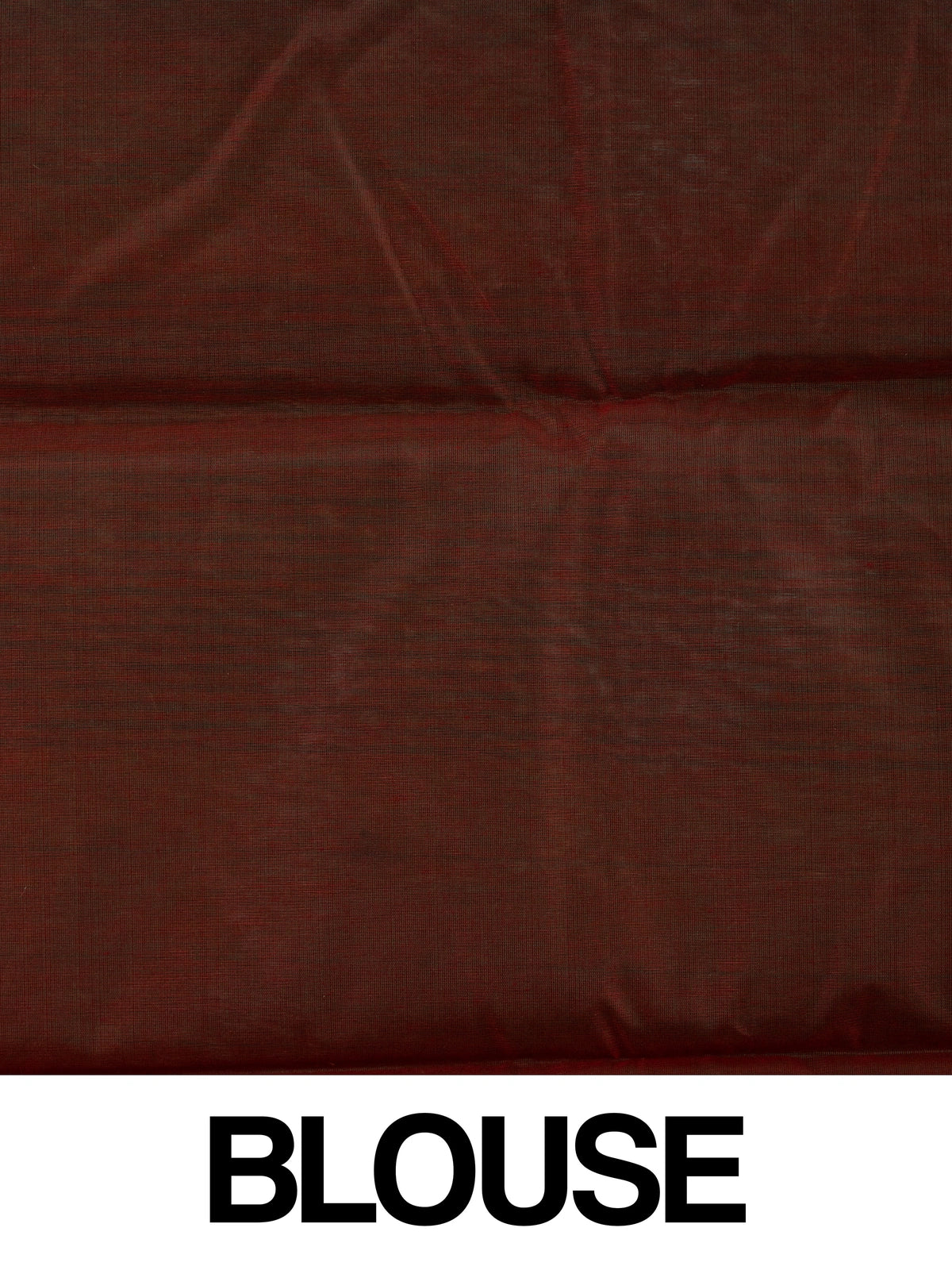 Teal green silk cotton saree with maroon stripes and contrast striped pallu on mannequin