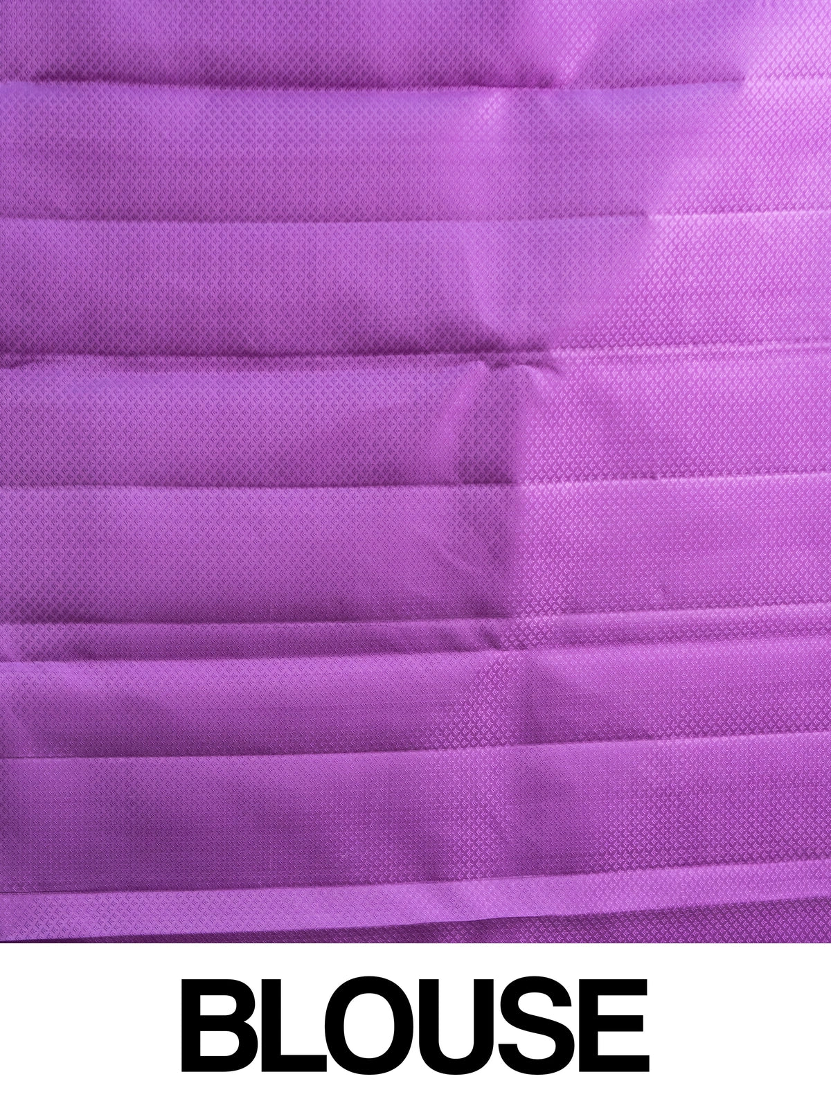 Purple pure Kanchipuram silk saree with gold zari border, buta motifs and zari pallu