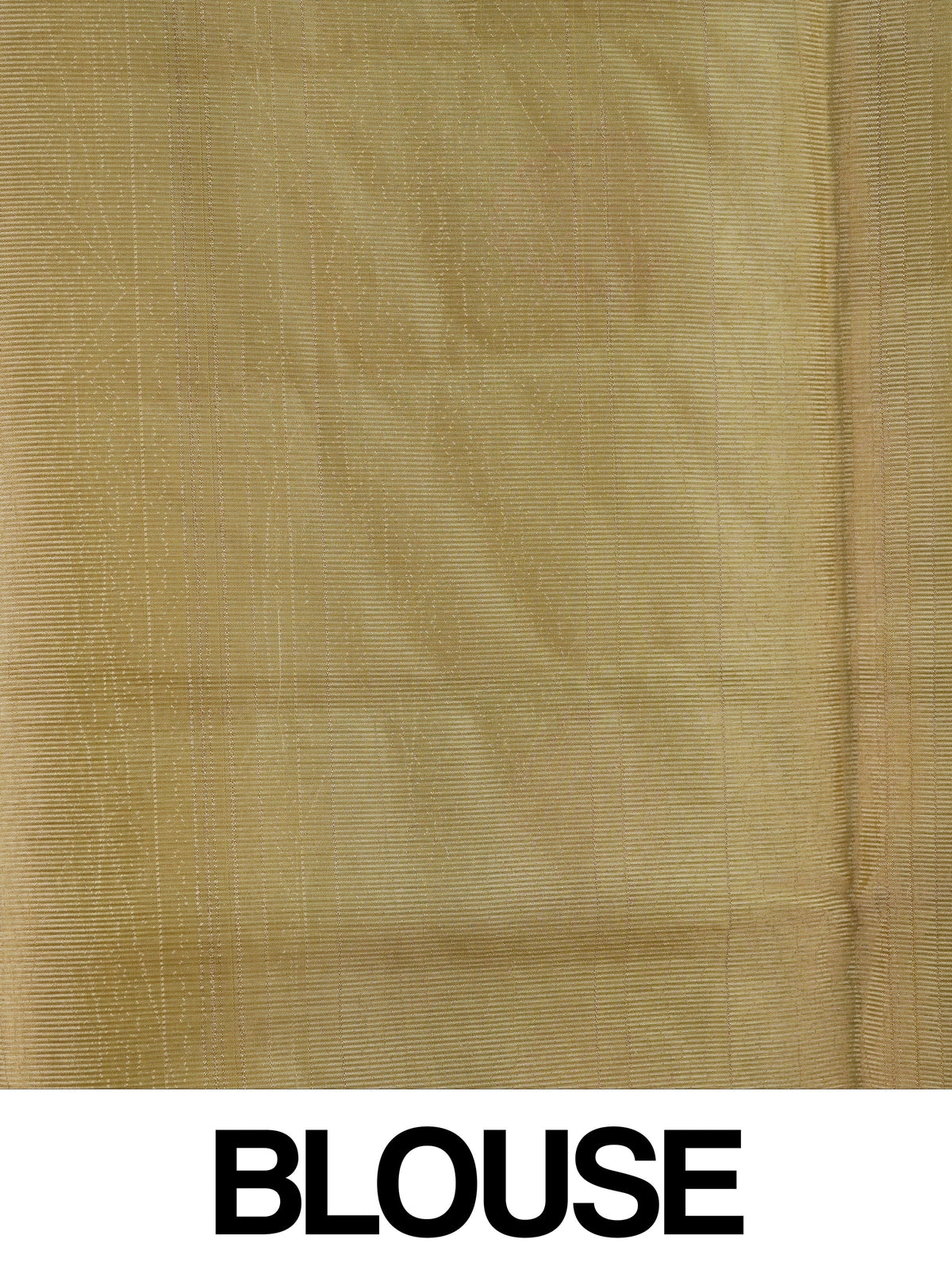 Cream gold semi tussar saree with woven floral zari buta and contrast peach border