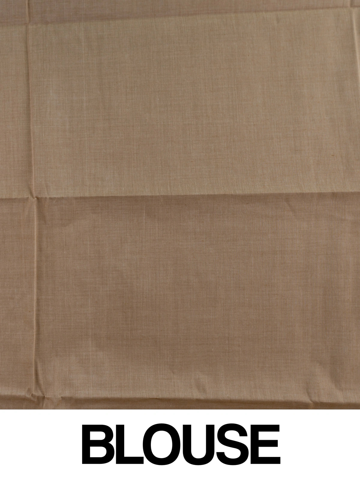 Cream and gold silk cotton saree with striped body, golden zari border and striped pallu