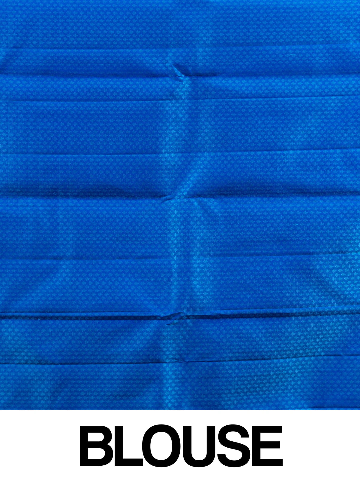 Teal green pure Kanchipuram silk saree with contrast blue and gold zari border and floral zari pallu