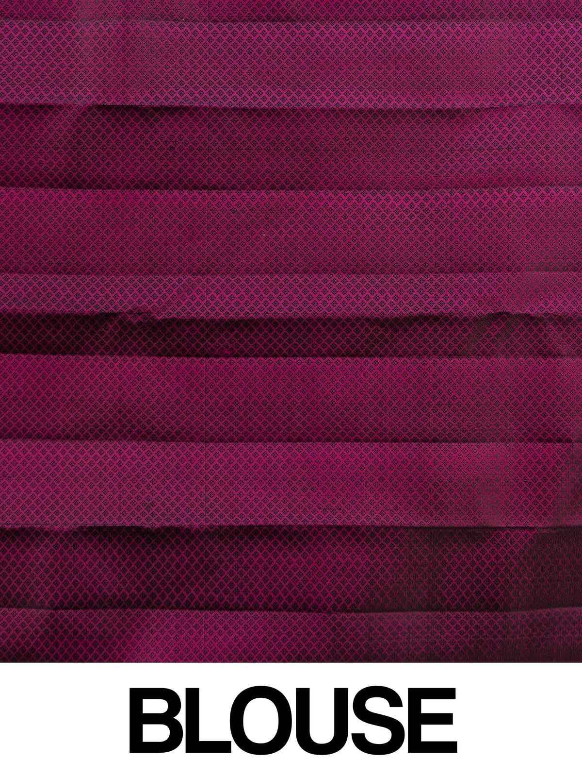 Bottle green pure Kanchipuram silk saree with magenta and gold zari contrast border and zari brocade pallu