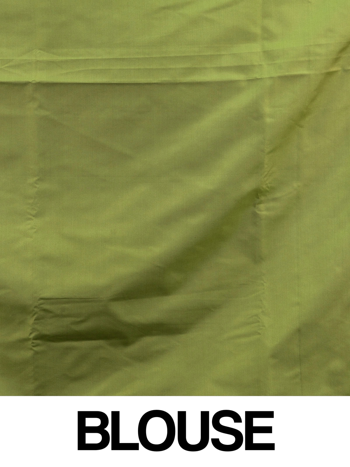 Navy blue Kanchipuram fancy silk saree with gold zari brocade body and contrast lime-green zari border