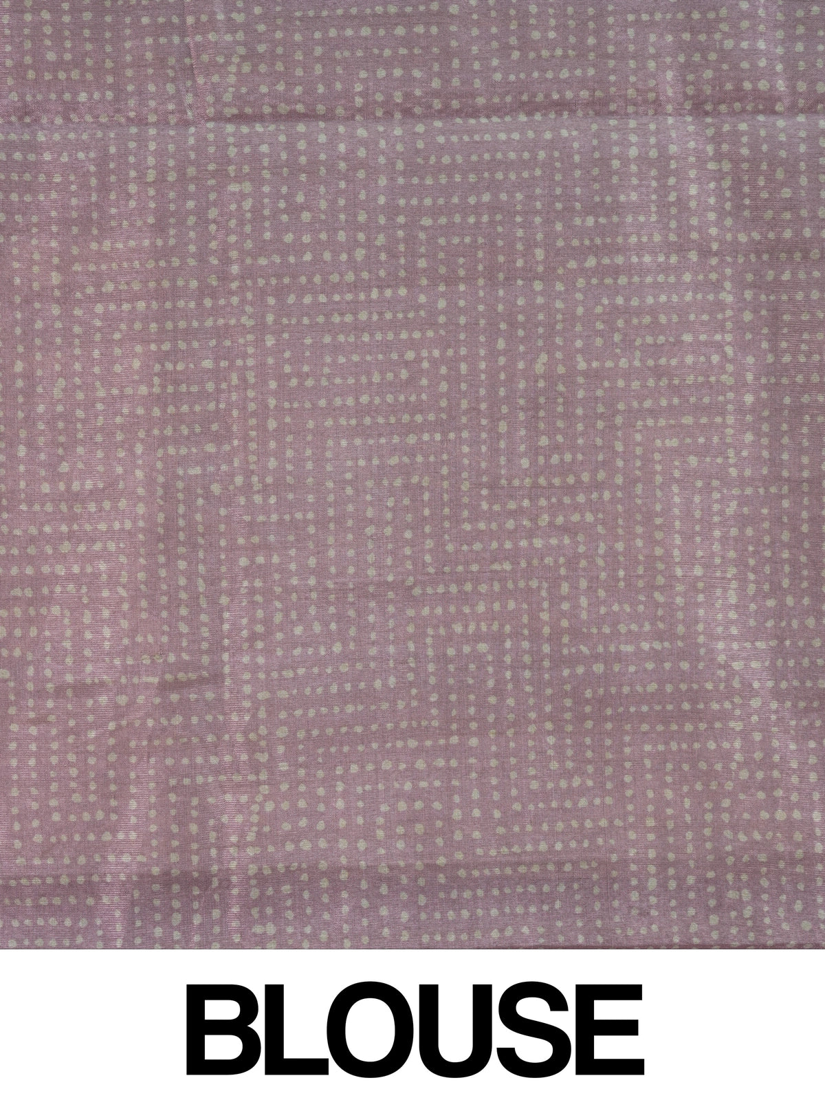 Mauve designer tissue saree with gold zari paisley weave and palm-tree print border