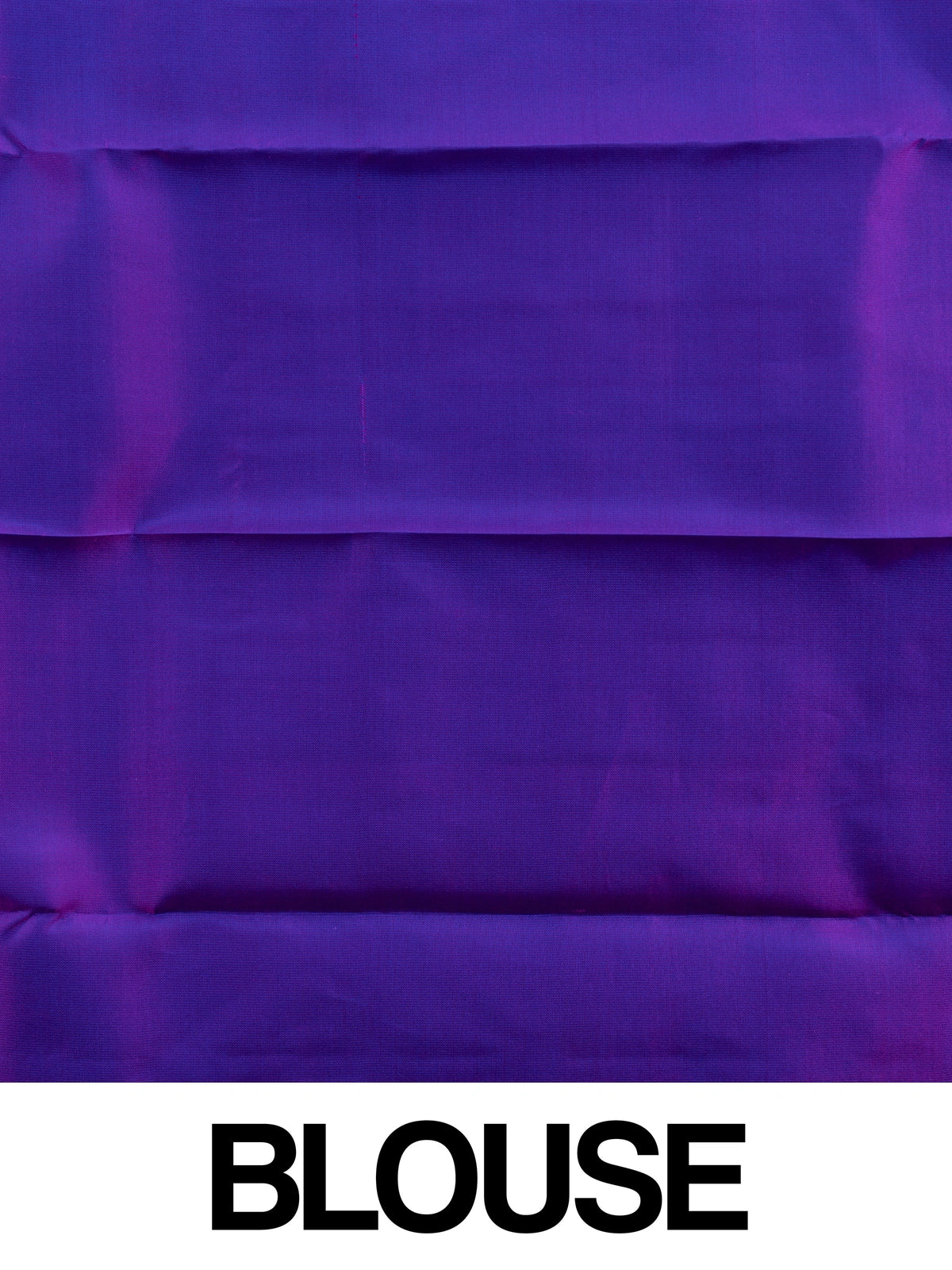 Violet pure Kanchipuram silk saree with all-over gold zari brocade and contrast border