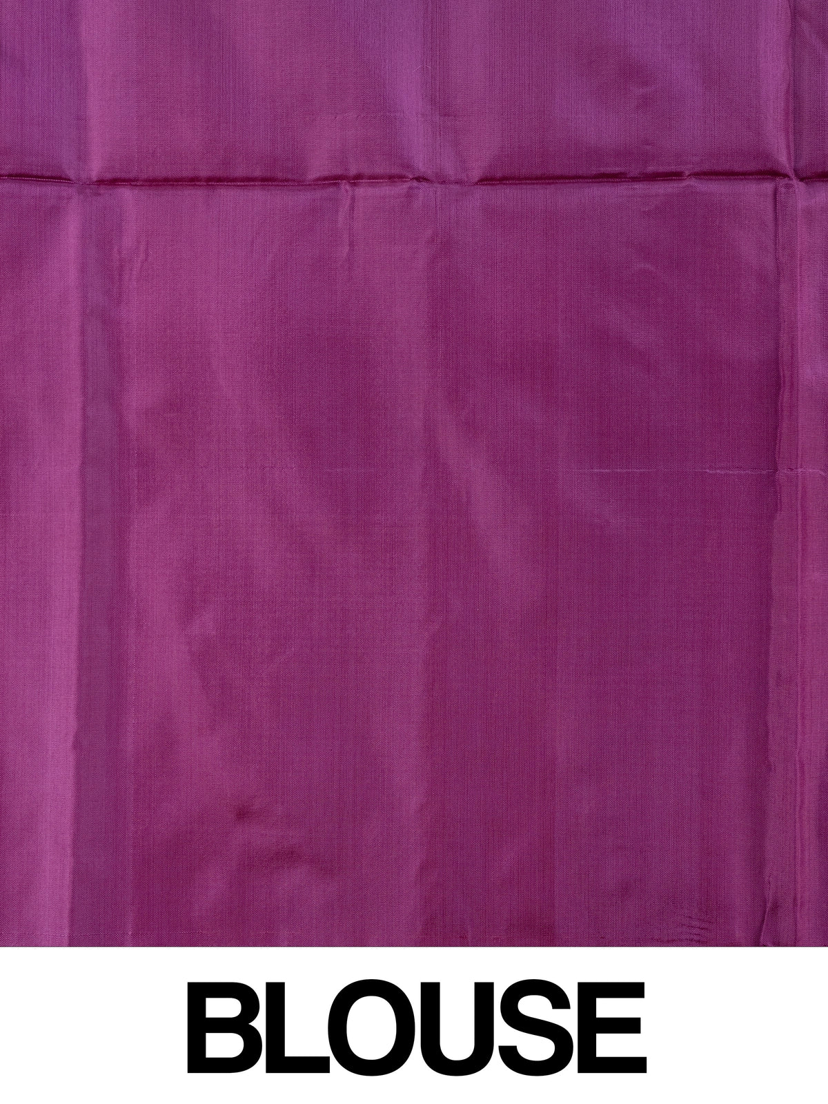 Purple and beige checked banana silk saree with gold zari pallu and magenta border