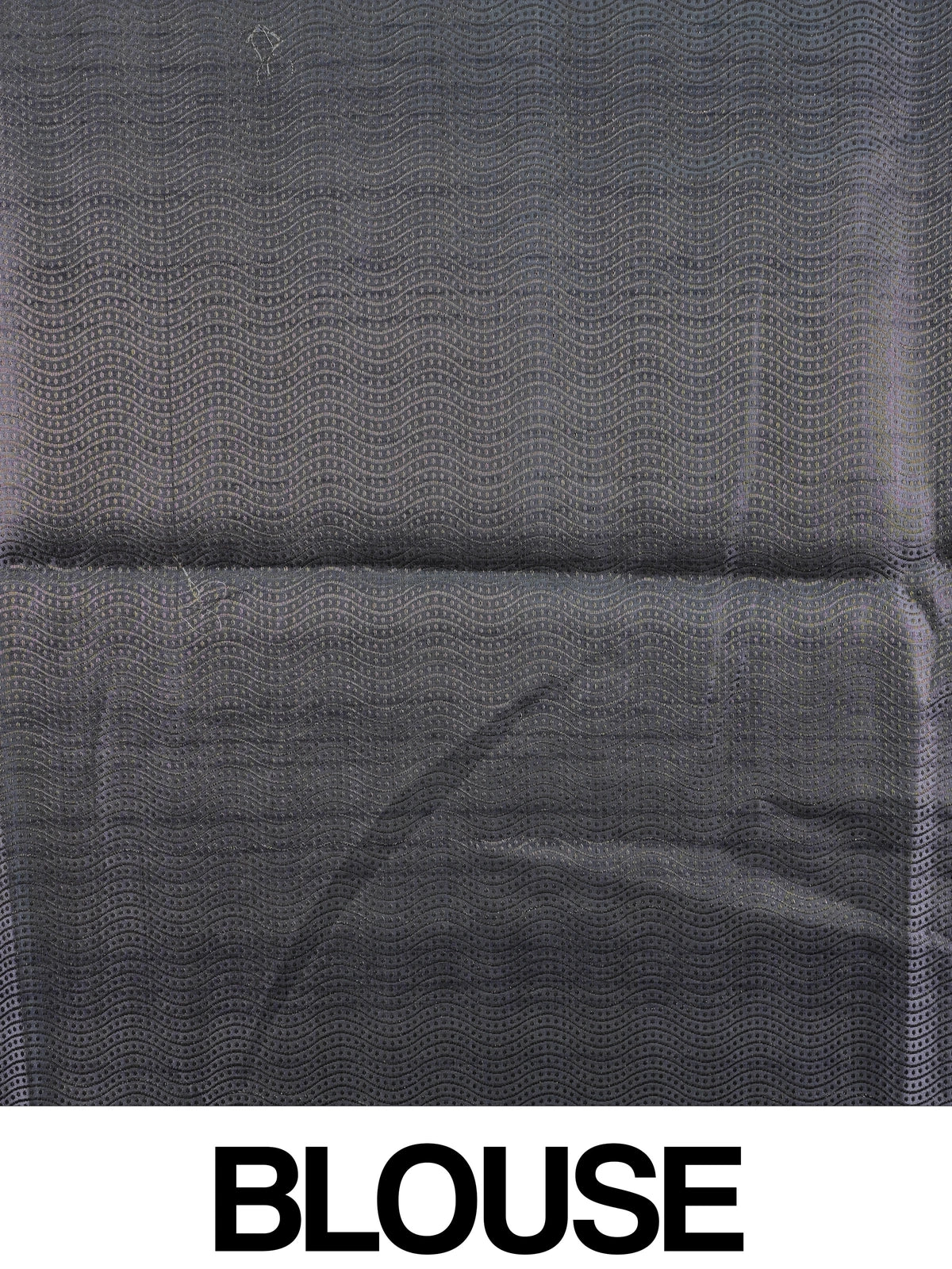 Grey semi tussar saree with floral and bird digital print and silver zari border