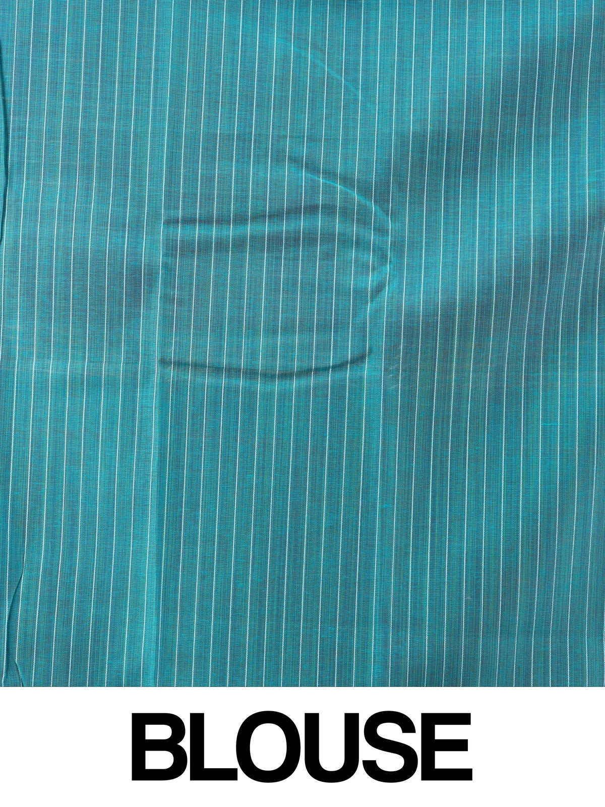 Wine purple checked linen cotton saree with contrast teal pallu and border