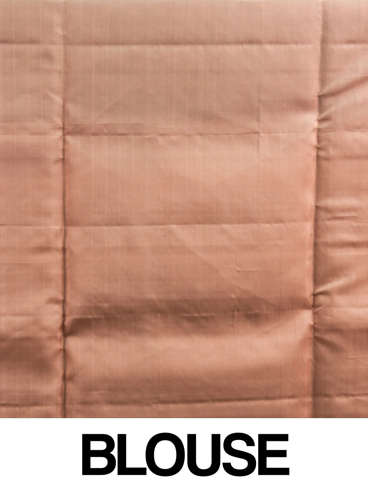 Purple Kanchipuram pure mix saree with checked body, silver buttas and copper zari border and pallu