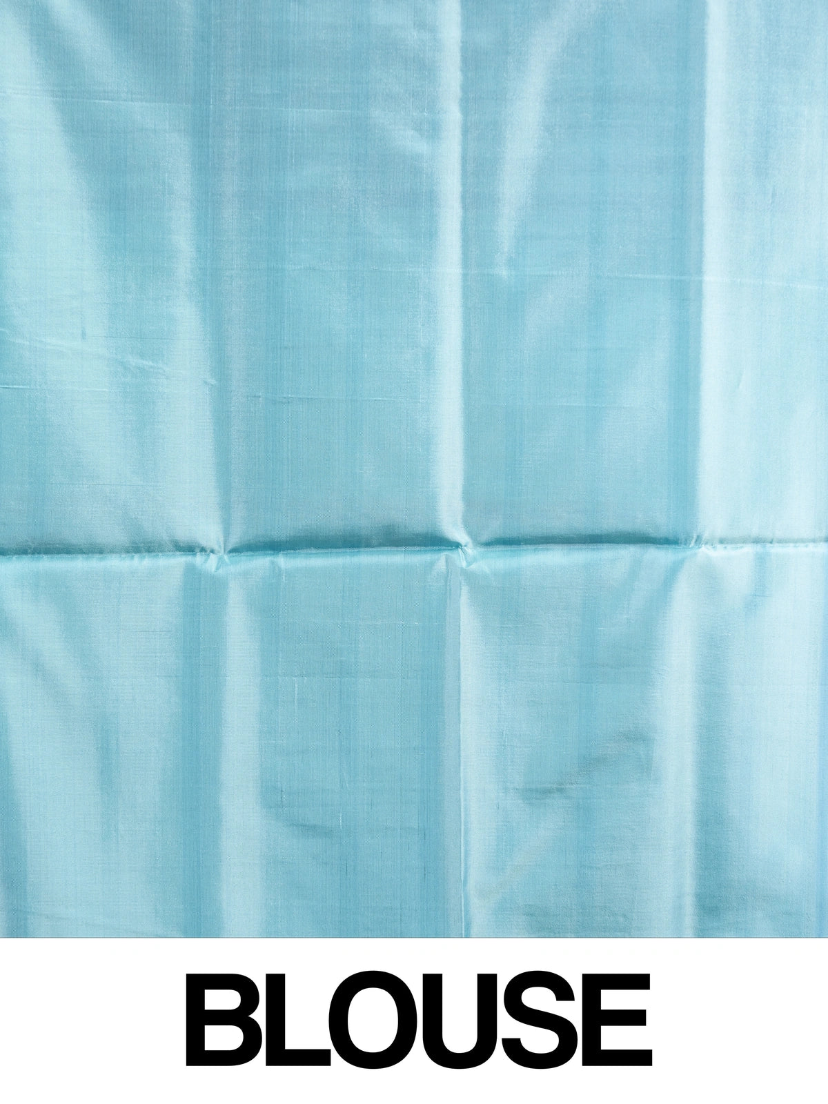 Navy blue banana silk saree with sky-blue contrast pallu, zari stripes and striped border