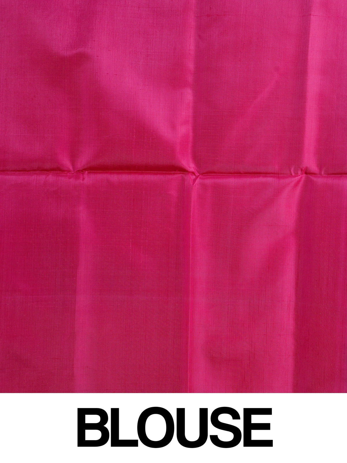 Grey-blue Banana Silk saree with contrast pink zari border and pallu