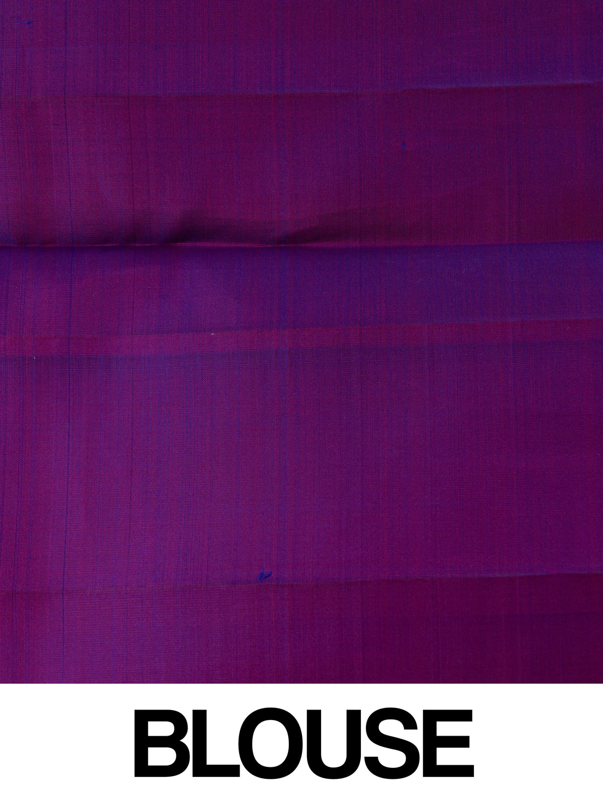 Royal blue pure Kanchipuram silk saree with gold zari checks and a contrast magenta zari border