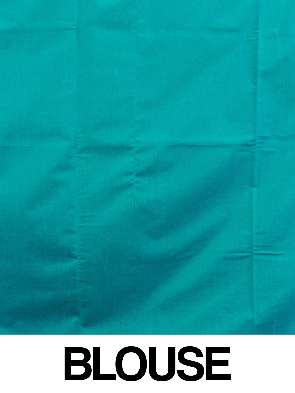 Maroon semi silk saree with gold zari buttas and a contrast teal zari border and pallu