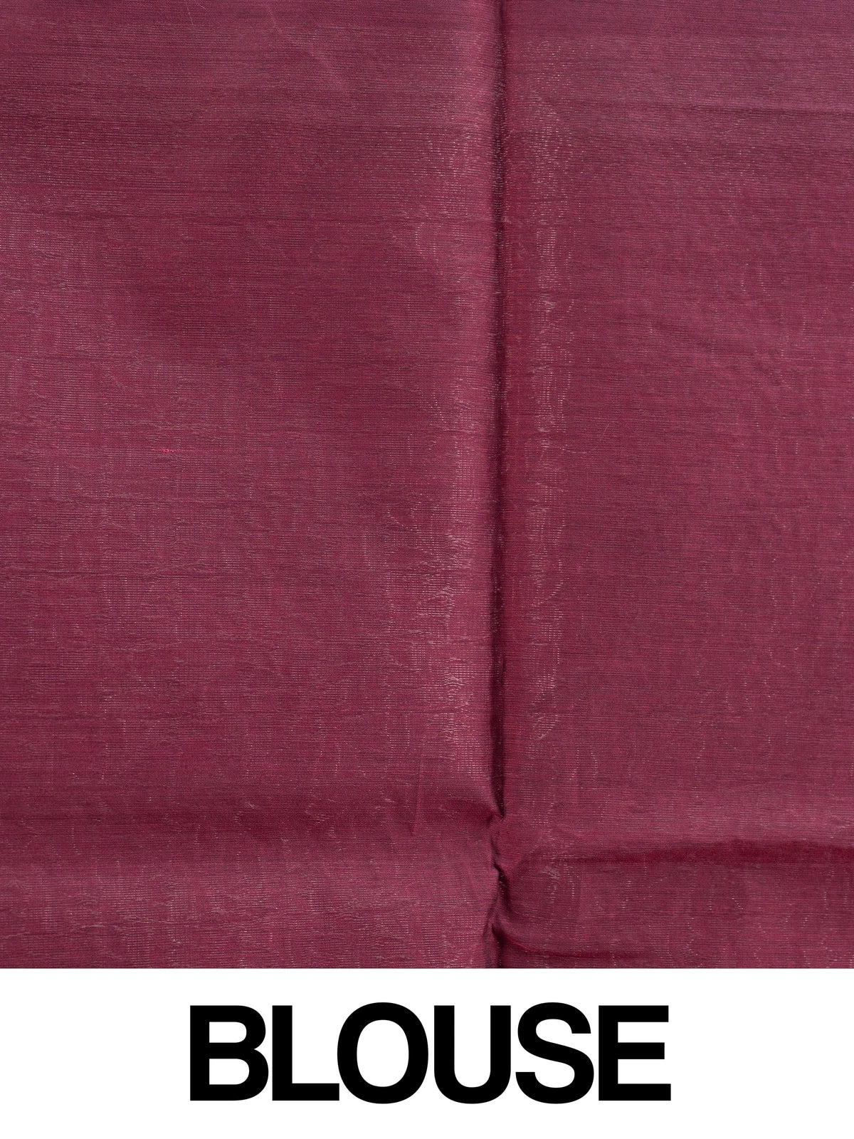 Maroon silk cotton saree with silver zari buttas and contrast woven border