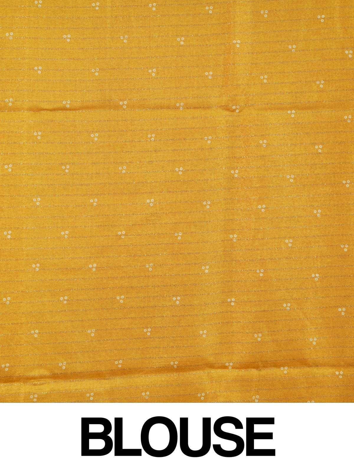 Mustard yellow bandhani print designer saree with gold zari border and banded pallu