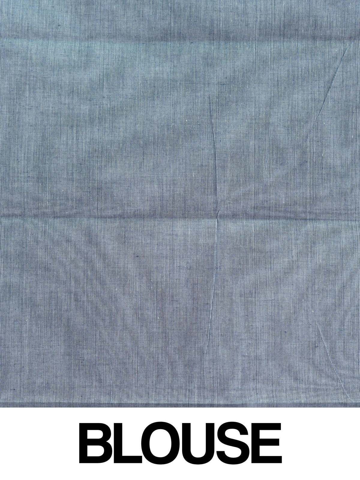 Grey Chettinad cotton saree with contrast navy blue and gold zari border