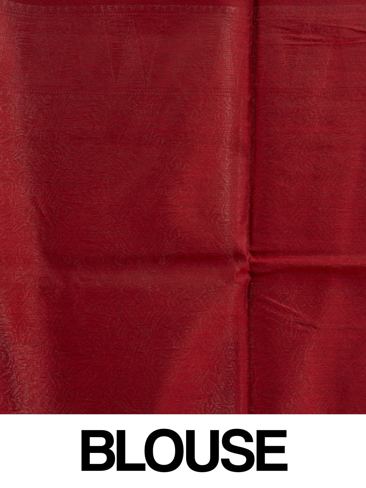 Maroon silk cotton saree with silver zari square buttas and woven pallu