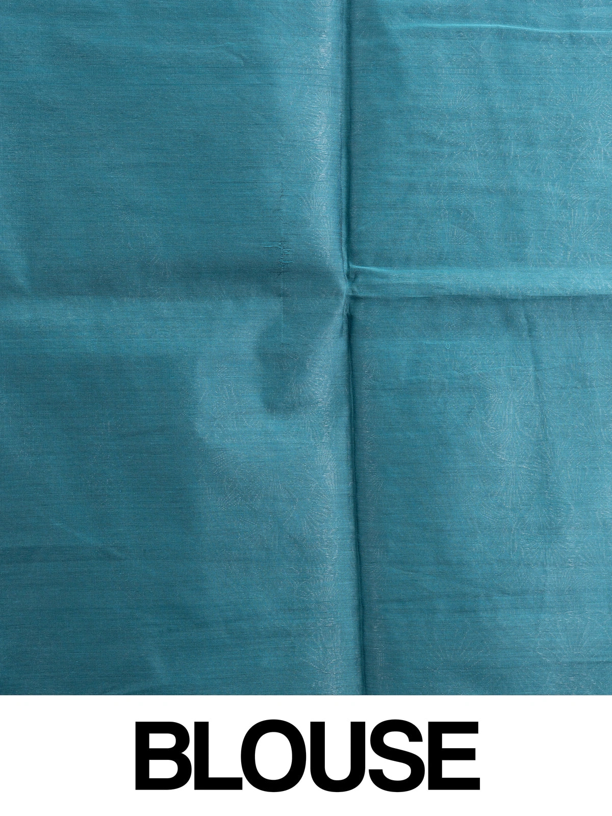 Maroon silk cotton saree with silver zari stripes, floral butta and contrast teal blue zari border